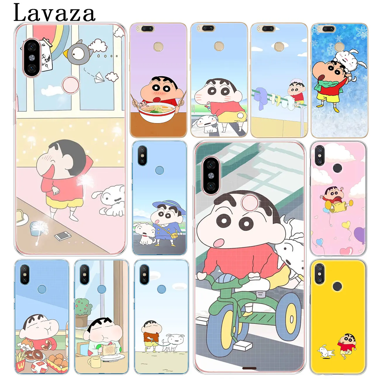 Жесткий чехол для телефона Lavaza crayou shin chan аниме Xiaomi Redmi 8A 7A 6A 5A 4A K20 Note 8 7 5 6 Pro Plus 4 4X