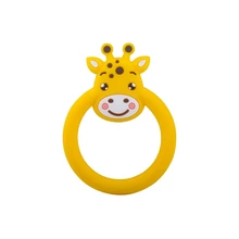 

New Cute Animal-shaped Catch Ring Toy Non-toxic Silicone High Temperature Safety Baby Accessories Sensory Teething Toys