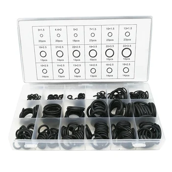

279 Pcs Rubber O-Ring Gasket Ring Assortment Kits Thickness 1.5mm 2.5mm 3.5mm