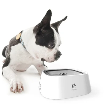

1.5L Pet Dog Cat Water Bowl No-Spill Plastic Portable Pet Slow Water Feeder Dispenser Feeder Bowl for Dogs and Cats