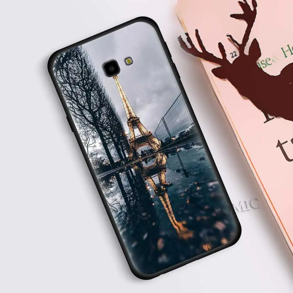 Париж Эйфелева башня Франция чехол для samsung Galaxy J8 J6 J4 A6 A7 A8 A9 плюс M10 M20 M30 S M40 силиконовый чехол для телефона с изображением на задней панели Чехол