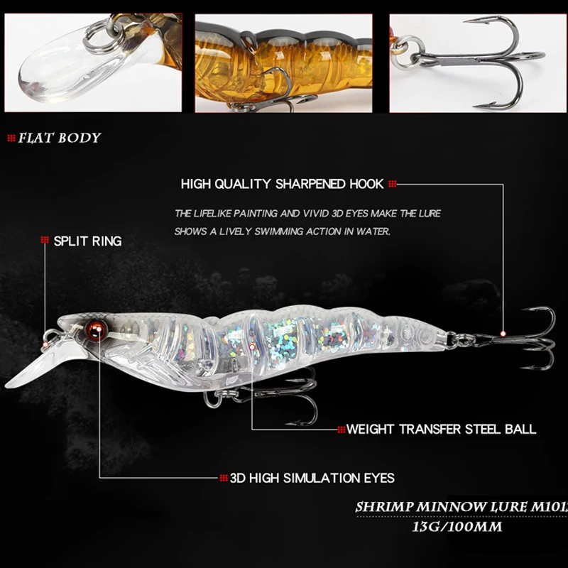 Fishing Wobblers Wobbler Lures Wobblers Fishing Lure Head Fishing Lure River Minnow Se Uelos De Pesca Minnow Wobblers Shrimp