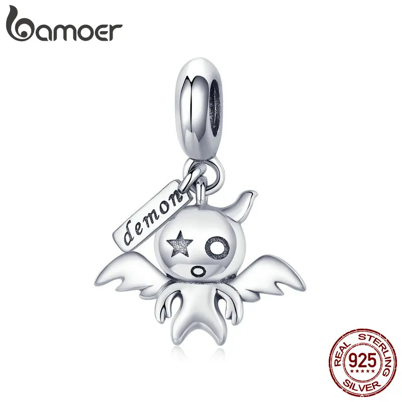 Подвески BAMOER из 100% 925 пробы серебра подвески бусин Koakuma ожерелье для самостоятельного изготовления