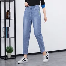 Makuluya High Street свободные универсальные повседневные женские высококачественные джинсовые брюки, подходящие для любого размера, модные винтажные джинсы-карандаш RGL6