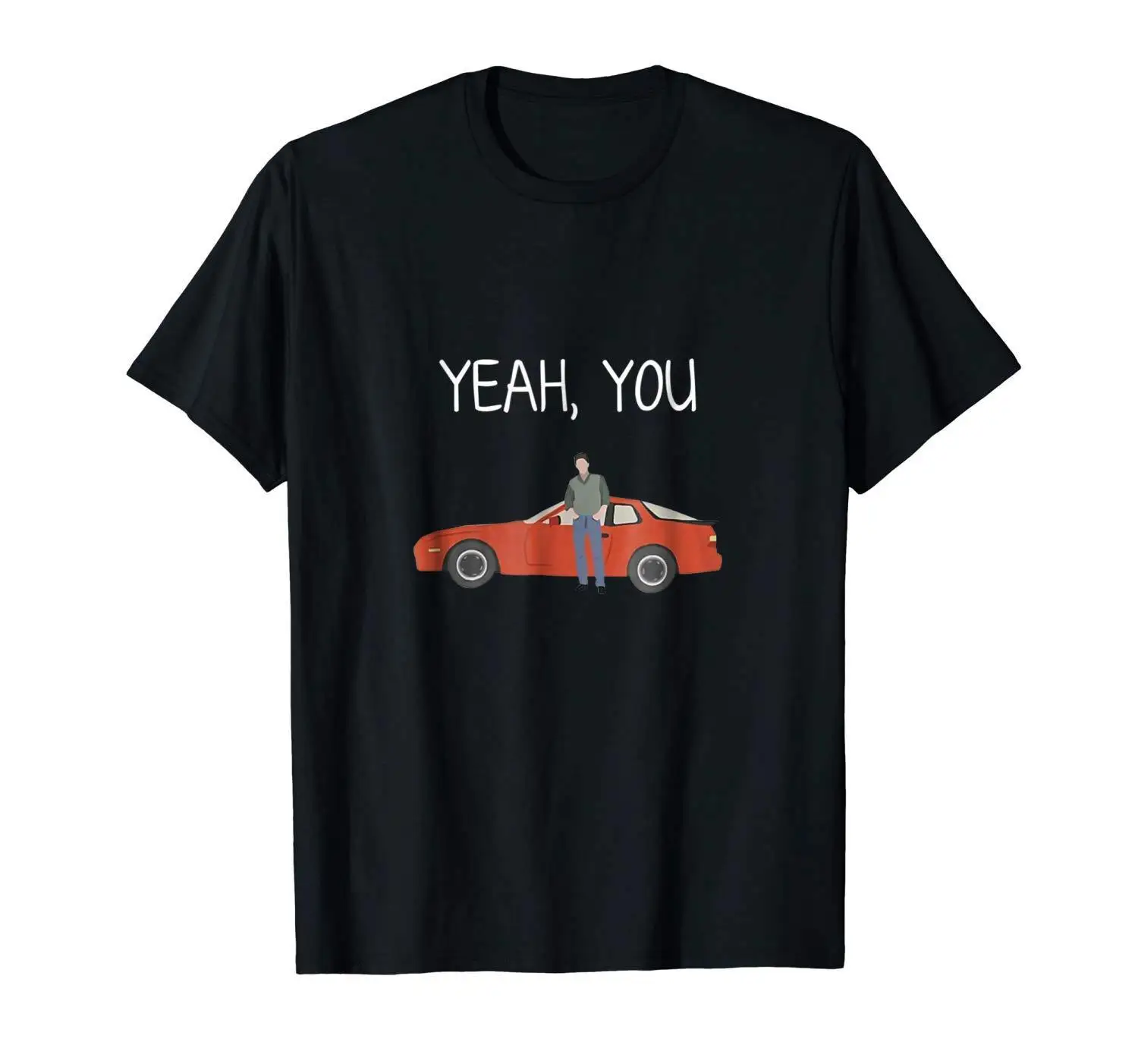 Jake Ryan yah You Car черная футболка S-3XL | Мужская одежда