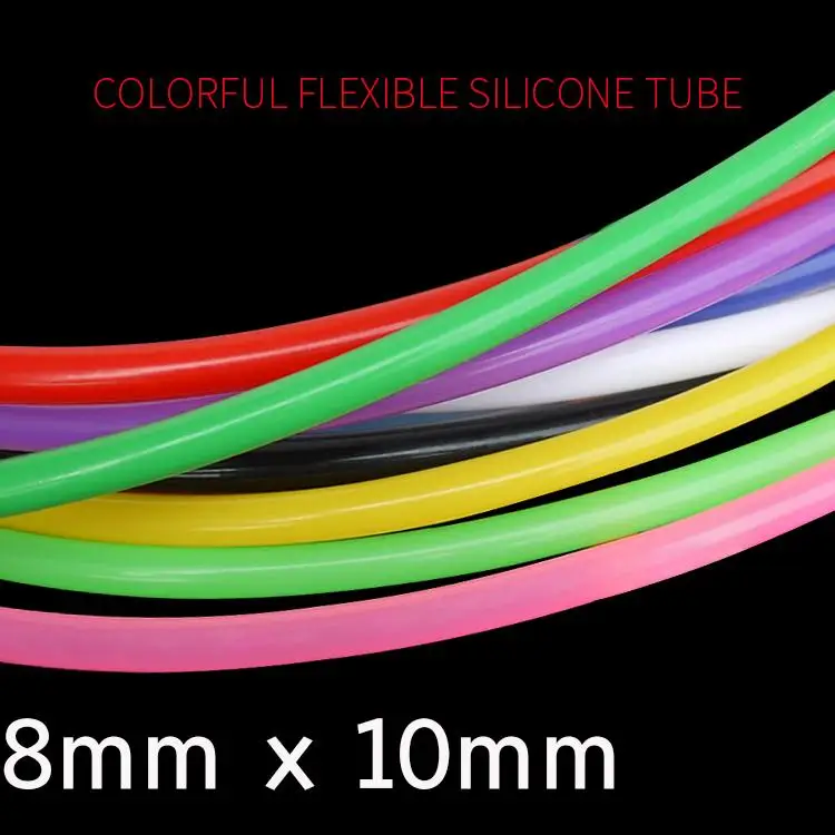 8x10 Silicone Tube ID 8mm OD 10mm Flexible Rubber Hose Thickness 1mm Food Grade Soft Milk Beer Drink Pipe Water Connector | Обустройство