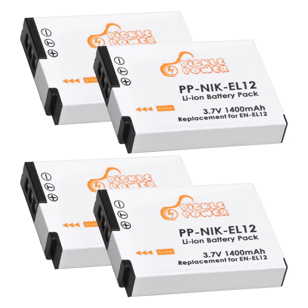 High-Capacity Rechargeable Battery with Charger