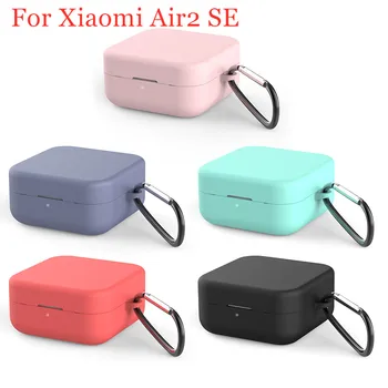 

Silicone Case For Xiaomi Air 2 SE Case Protective Case Anti-drop Dust Storage Box Earphone Protective Cover For Xiaomi Air2 SE