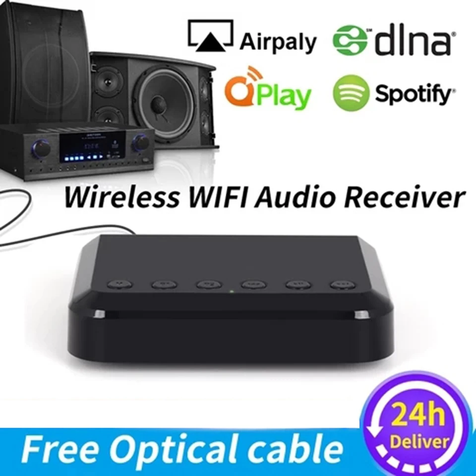Беспроводной музыкальный адаптер WR320 Airplay DLNA многокомнатный беспроводной
