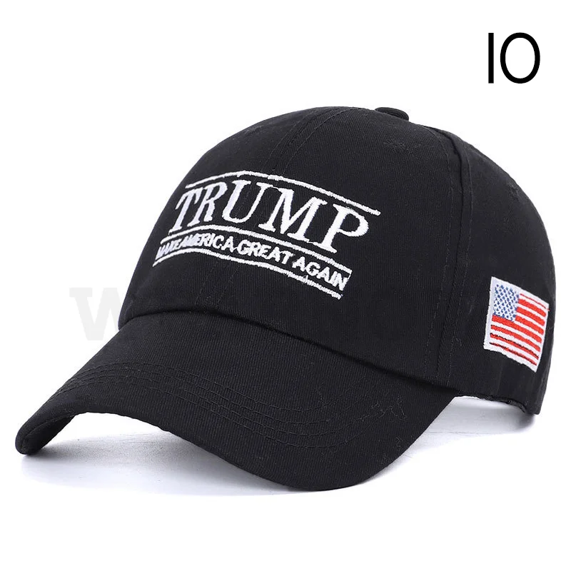 Make America Great agne Hat Дональд Трамп, шапка-Кепка унисекс, хлопковая Регулируемая бейсбольная Кепка Gorras para hombr BQM-CZX22 - Цвет: 10