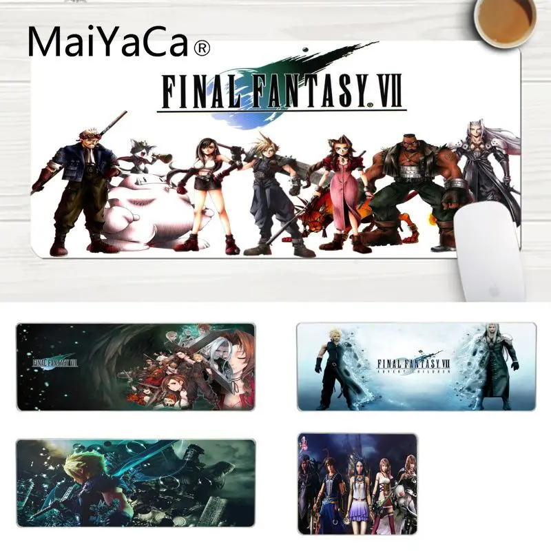 MaiYaCa Красивая Аниме игра final fantasy ноутбук игровой мыши коврик для мыши Большой Коврик Для Мыши Компьютерный коврик для ПК