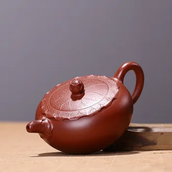 

Authentic mud dahongpao teapot yixing kettle zisha pot lotus kettle