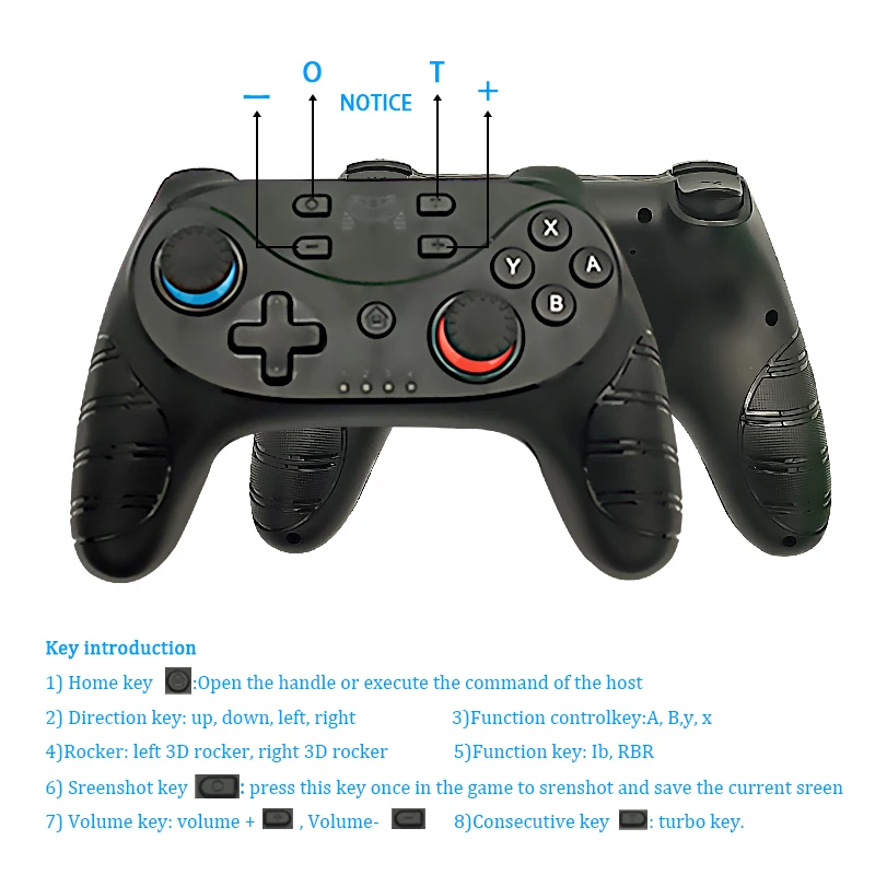 Universal Wireless Joystick Remote Gamepad Game Controller Cheap Price For Switch PRO