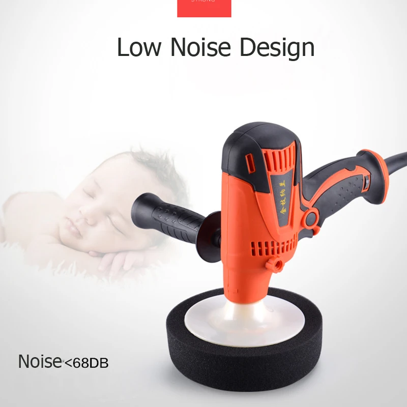 800W 6 Speeds Car Paint Polisher Machine 3500rpm 220V Polishing Machine Care Sanding Waxing Tools For Waxing Coating Cleaning