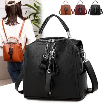 

Women Bag 2020 Large Capacity Bags Ladies Shoulder Bag Designer Handbag High Quality Leather Vintage Crossbody Bags For Women