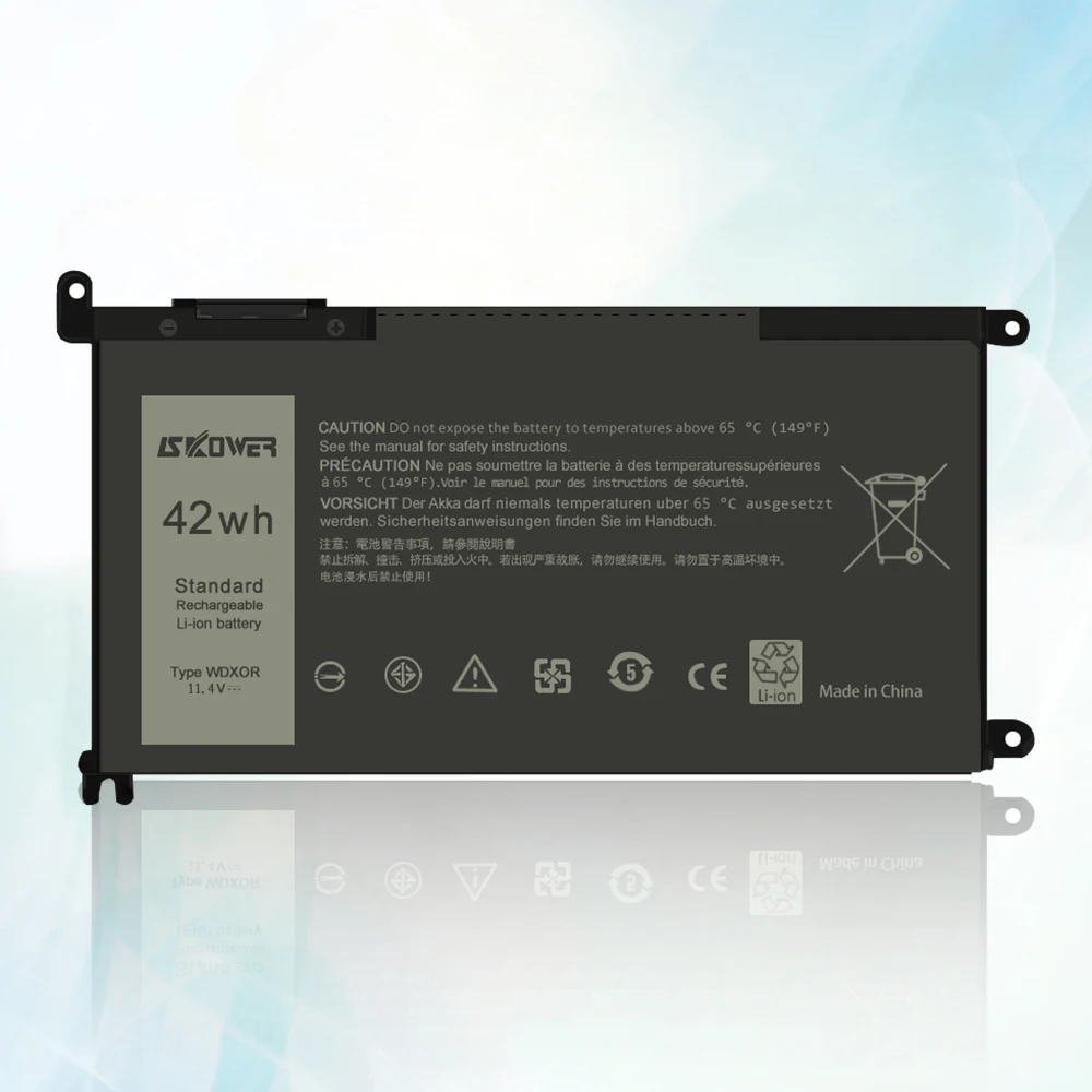 SKOWER WDX0R Lapotp Батарея для Dell Inspiron 13 5378 7368 5368 15 5538 5567 5568 7000 7378 7560 Latitude 14 3480 11 4