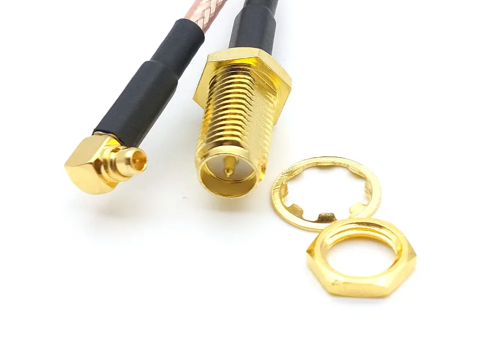 RP гнездо SMA MMCX штекер RA косичка кабель RG316 20 см