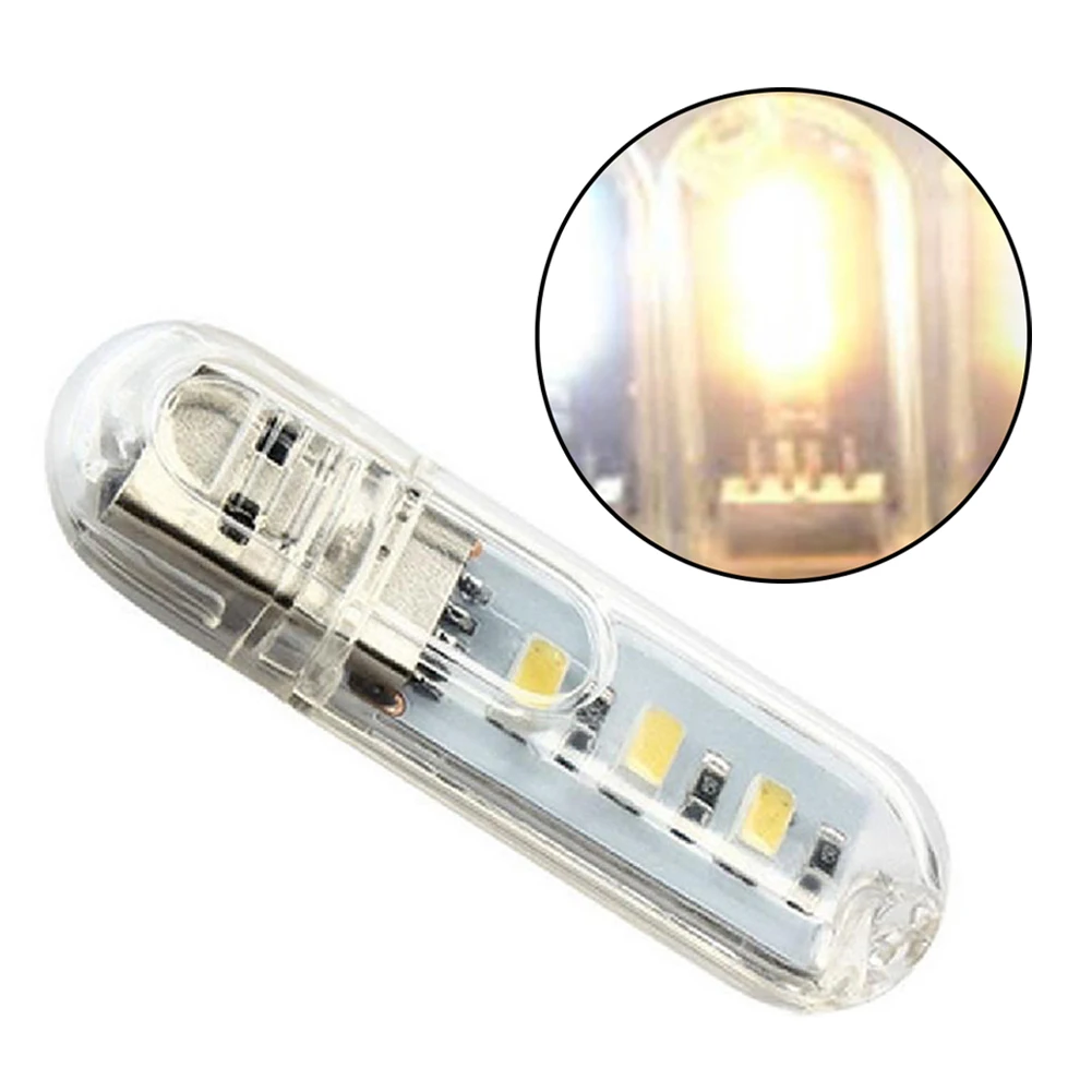 Led light USB LED Book Light 3LEDs 5V Power Input