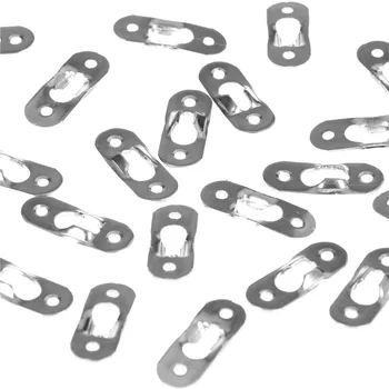 

New 37*15mm Picture hangers Metal Keyhole Hanger Fasteners For Photo Frame Furniture Cabinet Sliver Hanger Picture Hooks 20pcs/l