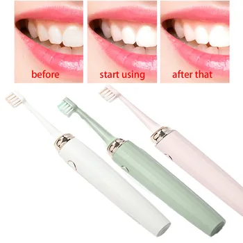 

Portable Wireless Charging Waterproof Dental Care Electric Soft Toothbrush bathroom accessories 2019 hot