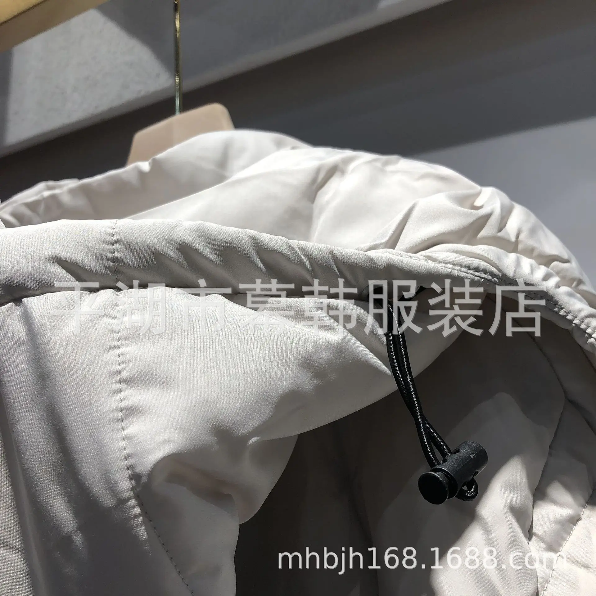 Южная Корея Dongdaemun Зимний стиль средней длины пуховик выше колена женский белый утиный пух толстый пуховик