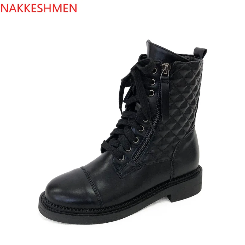 

New Martin Boots and Girls Shoes for Mid-heel College in Winter 2019