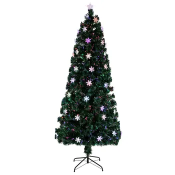

6FT Small Light Fiber Optic Christmas Tree 230 Branches Decorations Outdoor Garden