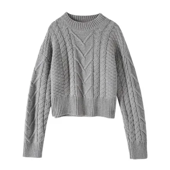 

Fashion Women's autumn and winter warm slim long-sleeved sweater