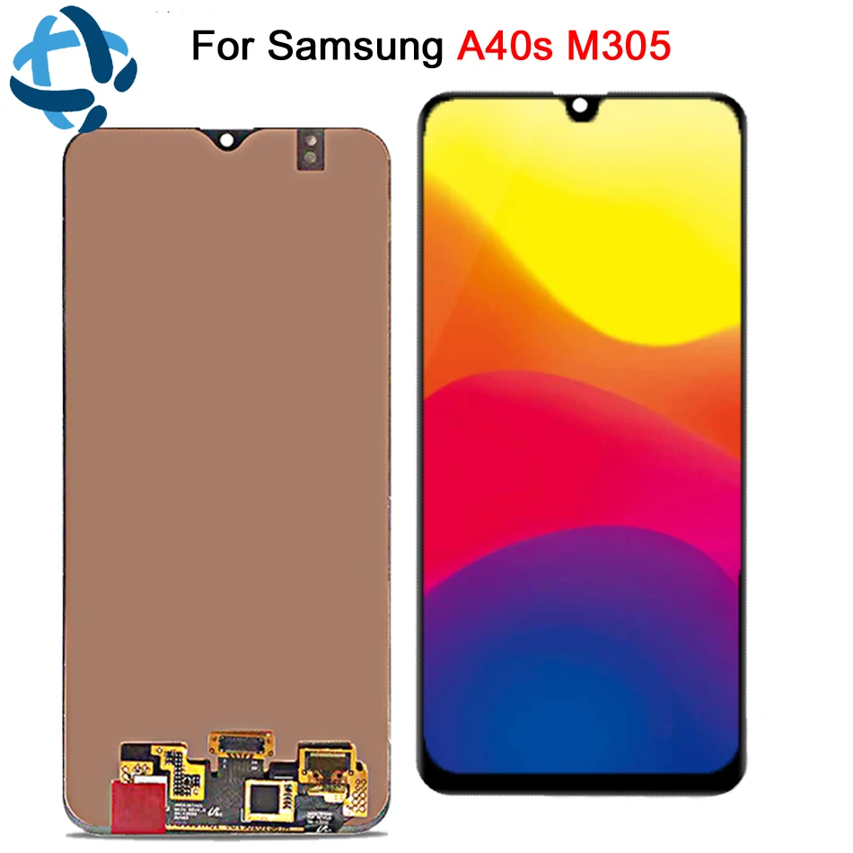 Супер Amoled для samsung Galaxy M30 M305 ЖК-дисплей с сенсорным экраном дигитайзер в сборе для samsung M30 M305 M305F/DS A40s lcd