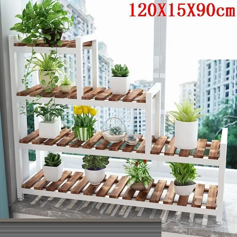 Suporte Flores комнатный горшок Rak Bunga Balkon плантенреккен Варанда Балконная полка открытый цветок Stojak Na Kwiaty стойка для растений - Цвет: MODEL A