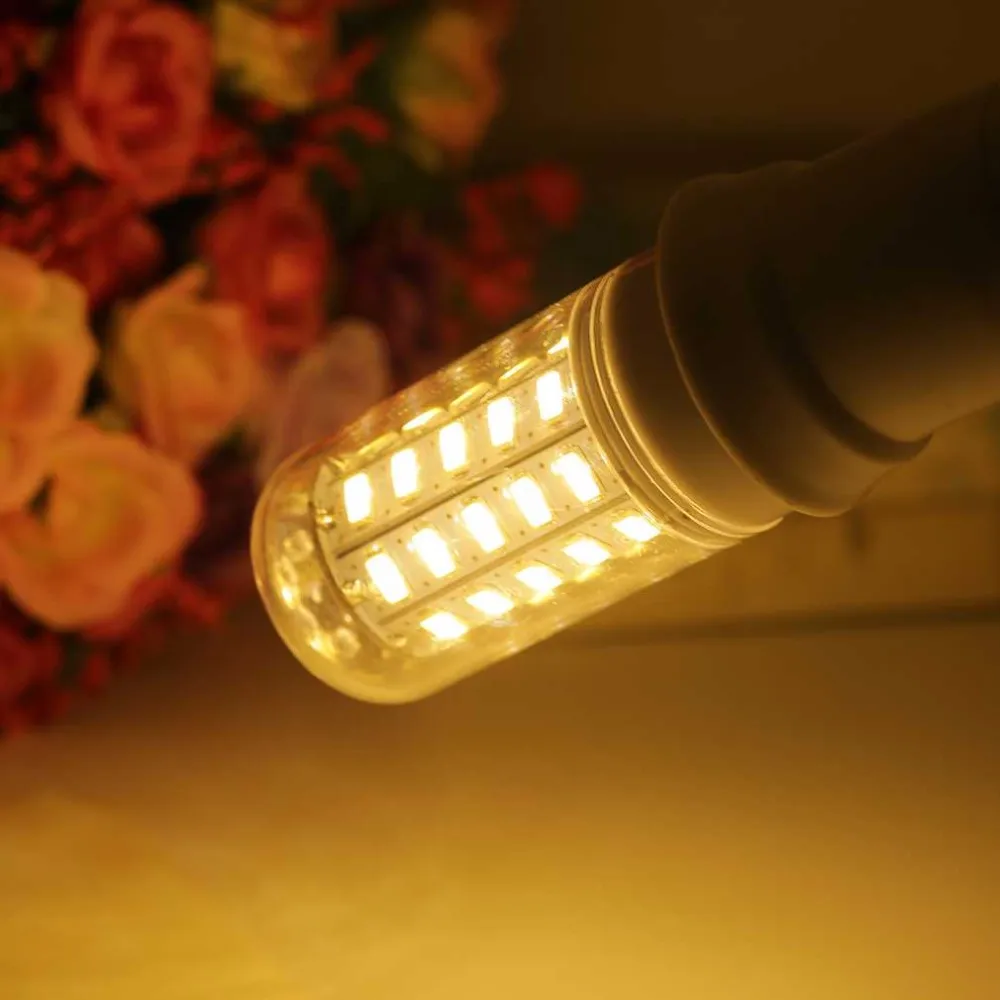 2400LM 48x5730 SMD 110V 15W E27 анти-стробоскопический светодиодный светильник-кукуруза, теплый белый/белый внутренний свет лампы