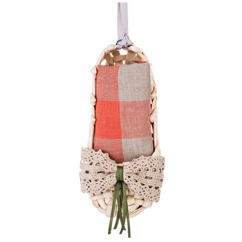 

Set of Towel in Lapta Country, 40X70cm, Linen 100%, Red, Home and kitchen products