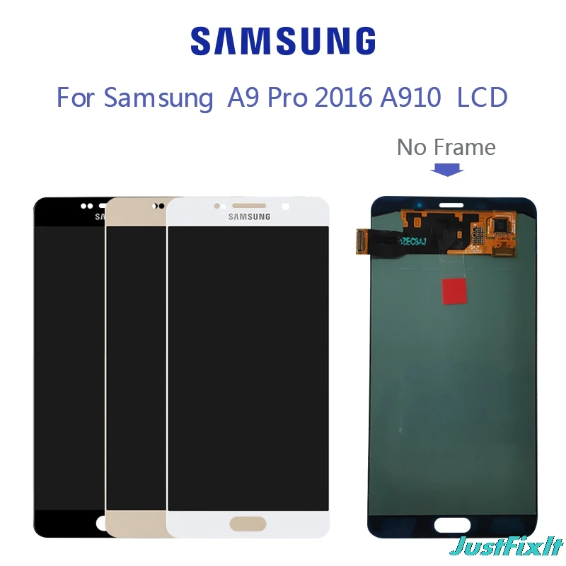 ЖК-дисплей с сенсорным экраном и дигитайзером в сборе для SAMSUNG GALAXY A9100 A9 Pro 2016 A910F