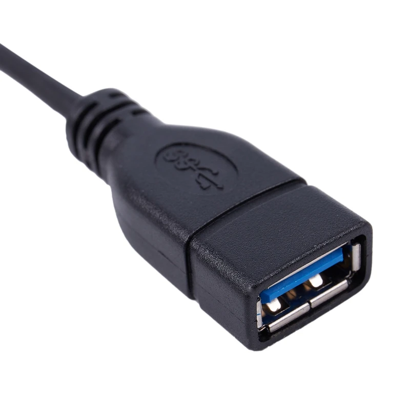 20 см 90 градусов Угловой Usb type C 3,1 штекер Usb type A 3,0 Женский Otg кабель для синхронизации данных и зарядки