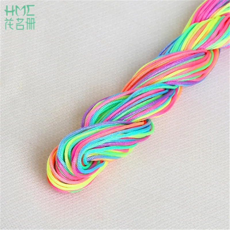 Высококачественная нейлоновая бусина ювелирный шнурок резьба китайский узел макраме трещотка 1 мм* 24 м веревка для DIY модный браслет плетеная веревка