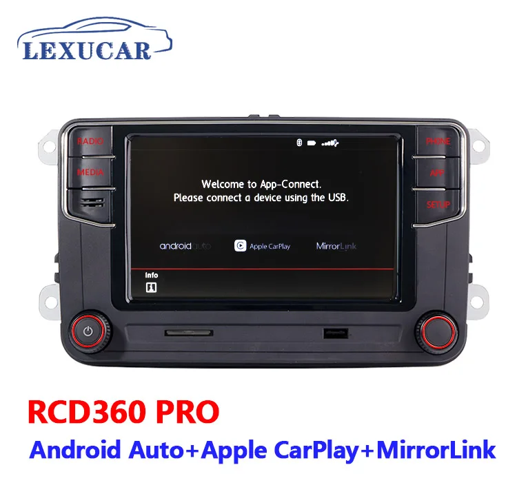 Android Авто Carplay RCD360 PRO NONAME RCD330 187B MIB радиоприемник для VW Golf 5 6 Jetta MK5 MK6 Tiguan CC Polo Passat 6RD035187B