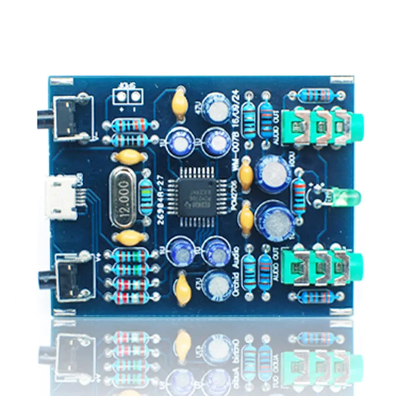 PCM2706 HI USB звуковая карта DIY Kit USB DAC SPDIF Android совместимый MicroUSB Windows без драйвера Plug and Play