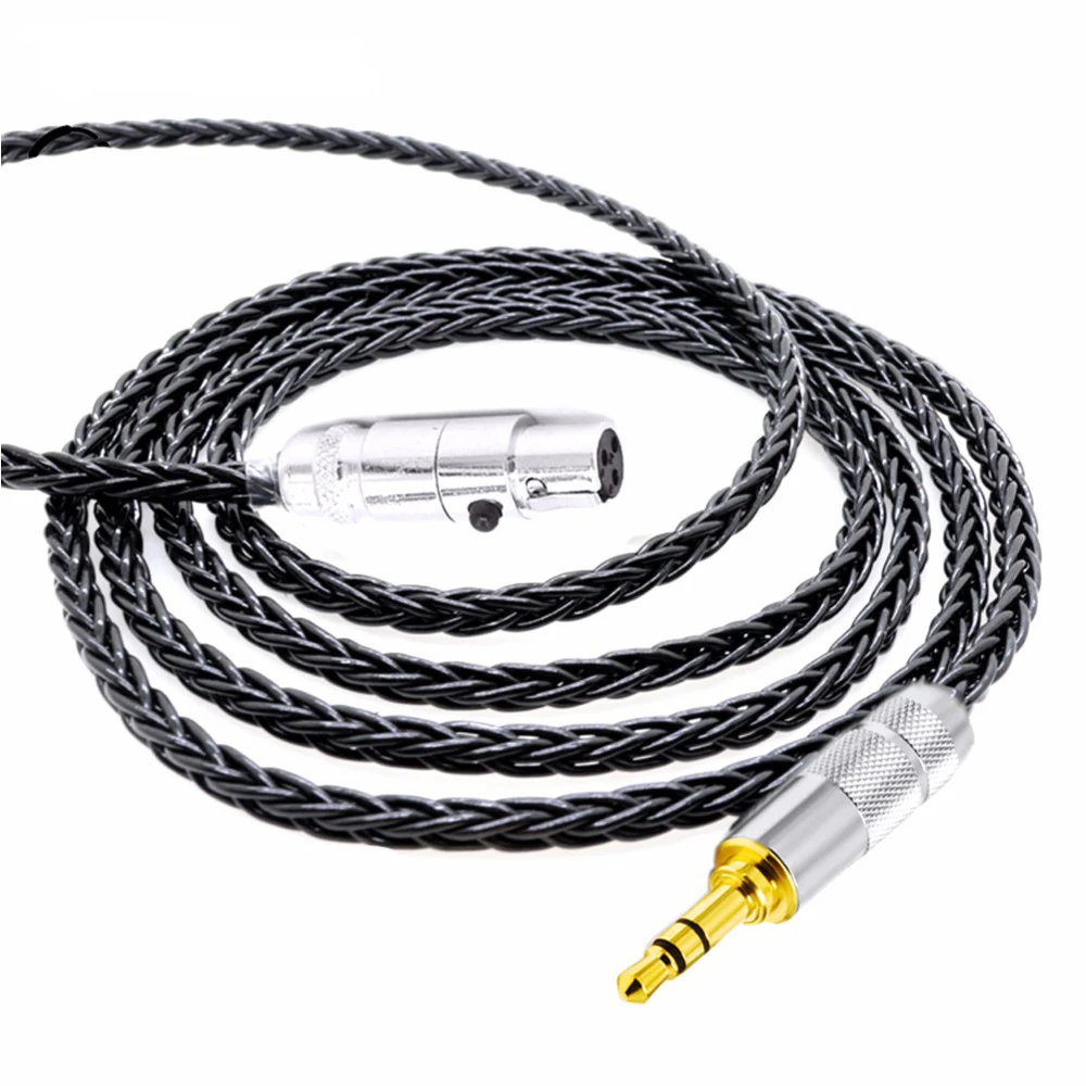 HIFI 8 Cores Silver Plated Headphone Upgraded Cable for K240 K242 K271 K272 K702 Q701 DT1990pro DT1770pro