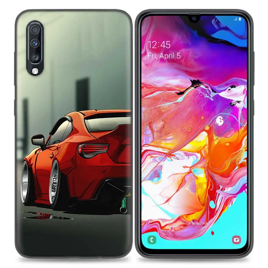 Силиконовый TPU чехол КРЫШКА ДЛЯ samsung Galaxy A50 A80 A70 A60 A40 A30 A20 A20e A10 A9 A8 A7 A6 Note 8, 9, 10, плюс 5G роскошные автомобили - Цвет: 07