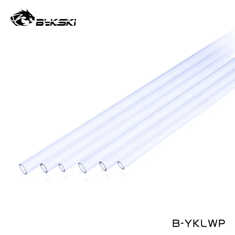 Bykski Pmma Tubo Rígido Tubo de Acrílico Transparente Faça Você Mesmo pc Water Cooling B-yklwp 8×12 mm 10×14 mm 12×16 mm 500 mm Pcs
