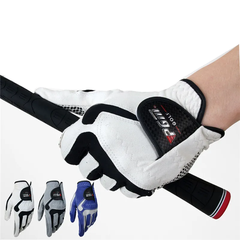 PGM мужские микро волокна мягкие перчатки для гольфа частицы левой руки дышащий спортивный Захват анти-скольжения Варежки 1 шт