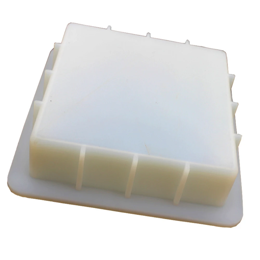 6 inch Large Square Cube Rendering Soap Silicone Molds DIY Toast Loaf Soap Making Mould Handmade DIY Crafts Decorating