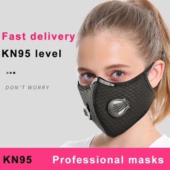 

Anti Pollution PM 2.5 Mouth Mask Dust Respirator Sport Protection Dust Mask Anti-droplet Reusable Masks Cotton Unisex Travel