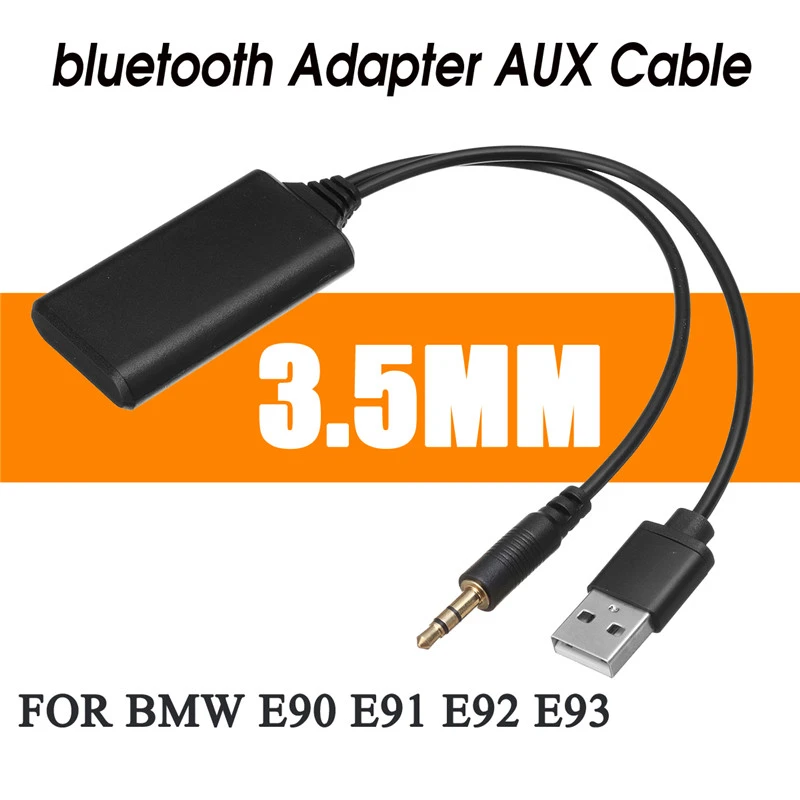Helemaal droog Ezel Ga naar het circuit Car Wireless Bluetooth-compatible Module Music For Bmw 3.5mm Aux Interface  Adapter Usb Audio Auxiliary Receiver E90 E91 E92 E93 - Bluetooth Car Kit -  AliExpress