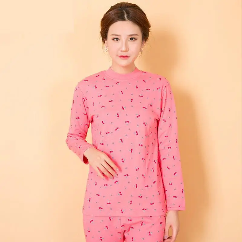

100% Cotton Thermal Underwear Set Women Winter Clothing Xl -3xl 1449