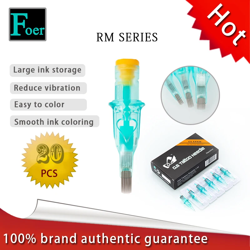

O.G Tattoo Cartridge Needle Microblading Tattoo Machine Needles Sterilizer Shading Permanent Makeup Tattoo Needles Liner 1207RM