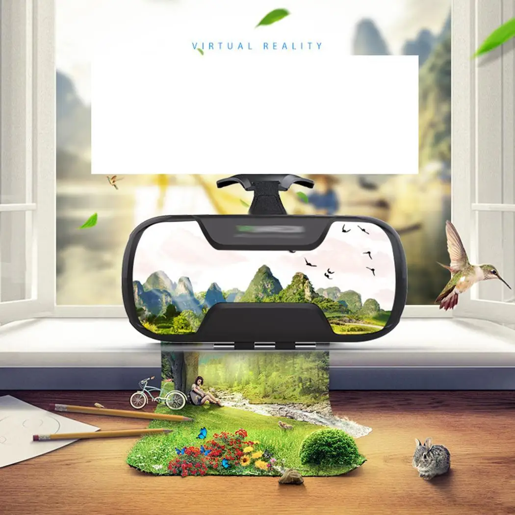 VR Очки виртуальной реальности 3D стерео очки для игр как изображение ручного