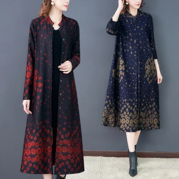 

Streetwear Women Trench Coat New Spring Autumn Long Sleeve Hooded Plus Size Overcoats Woman Letter Printed Coat Female Outwear