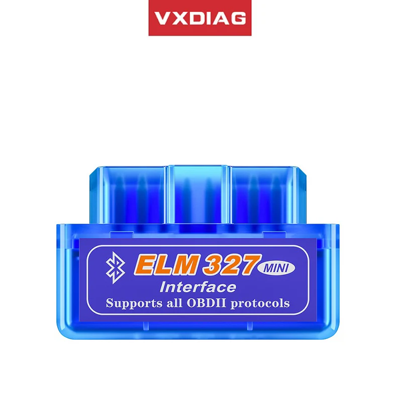 

VXDIAG Mini Elm327 OBD2 Scanner Bluetooth V2.1/V1.5 code reader OBDII car diagnostic tool For Android Suppot All OBD2 Protocols