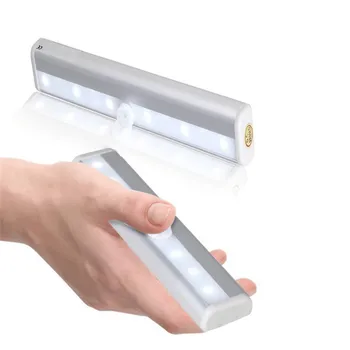 

6 LEDs lighting for cabinets Wireless PIR Motion Sensor Light Cupboard Wardrobe Night Light For Toilet Closet Kitchen